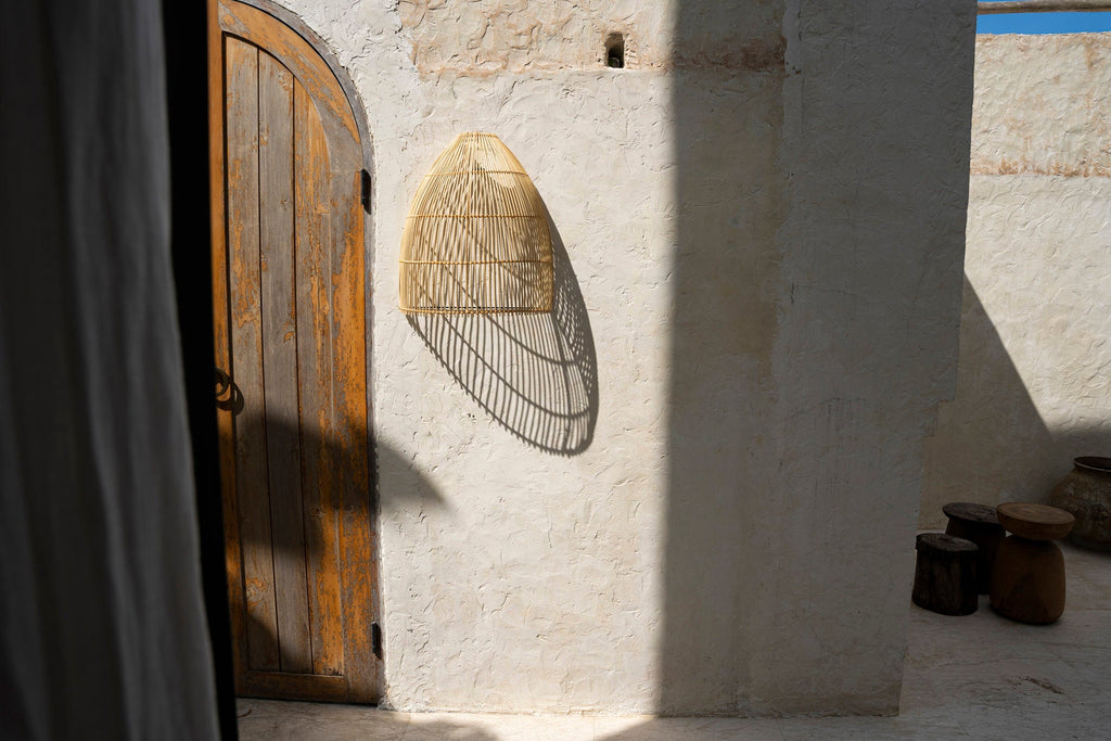 De Lalo wandlamp - Natuurlijk - L