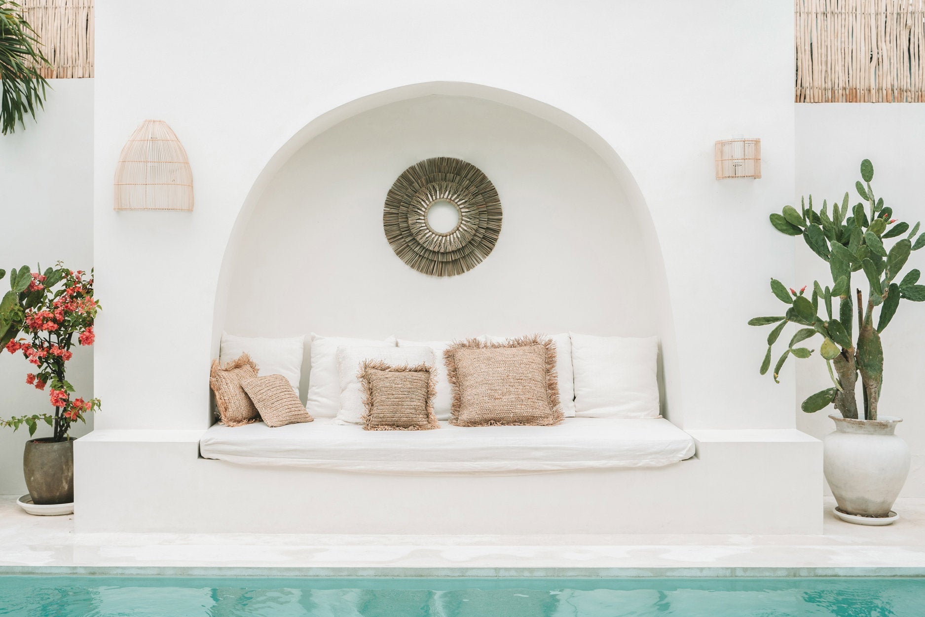 De Lalo wandlamp - Natuurlijk - L