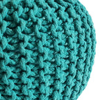 Zitpoef Strickhocker – grofgebreide katoenpoef in diverse kleuren