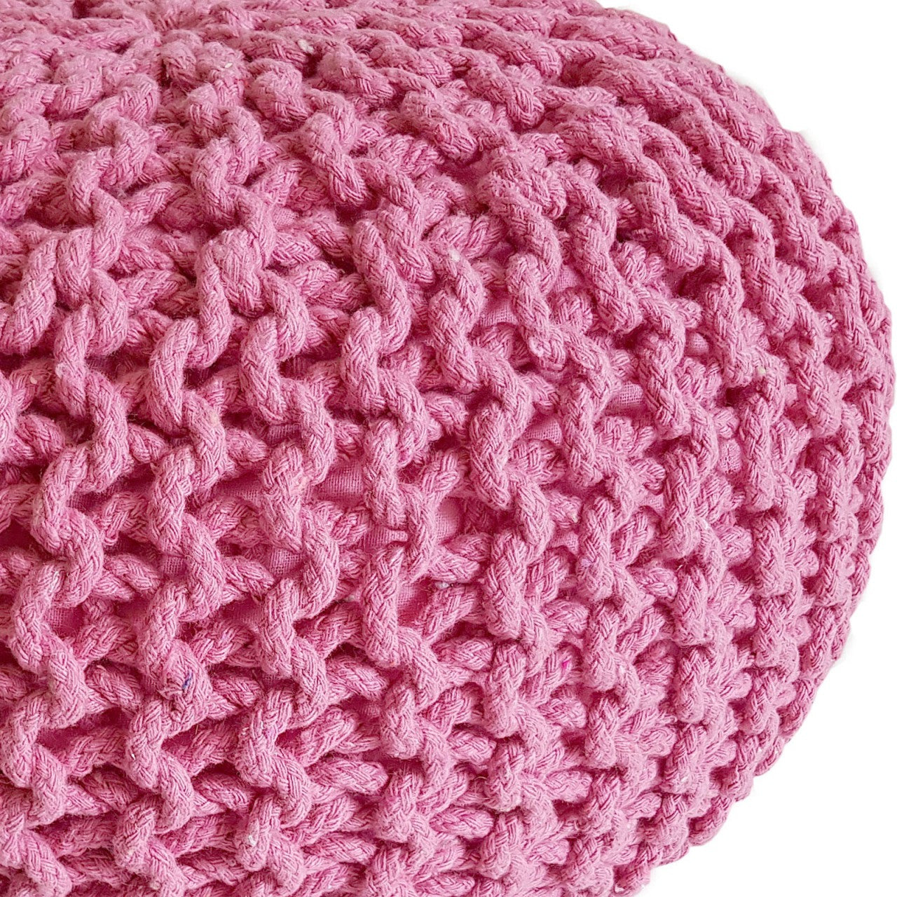 Elara pouf – handmade cotton pouf in various colours