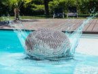 Onda pouf – chunky knitted pouf made of recycled plastic in natural