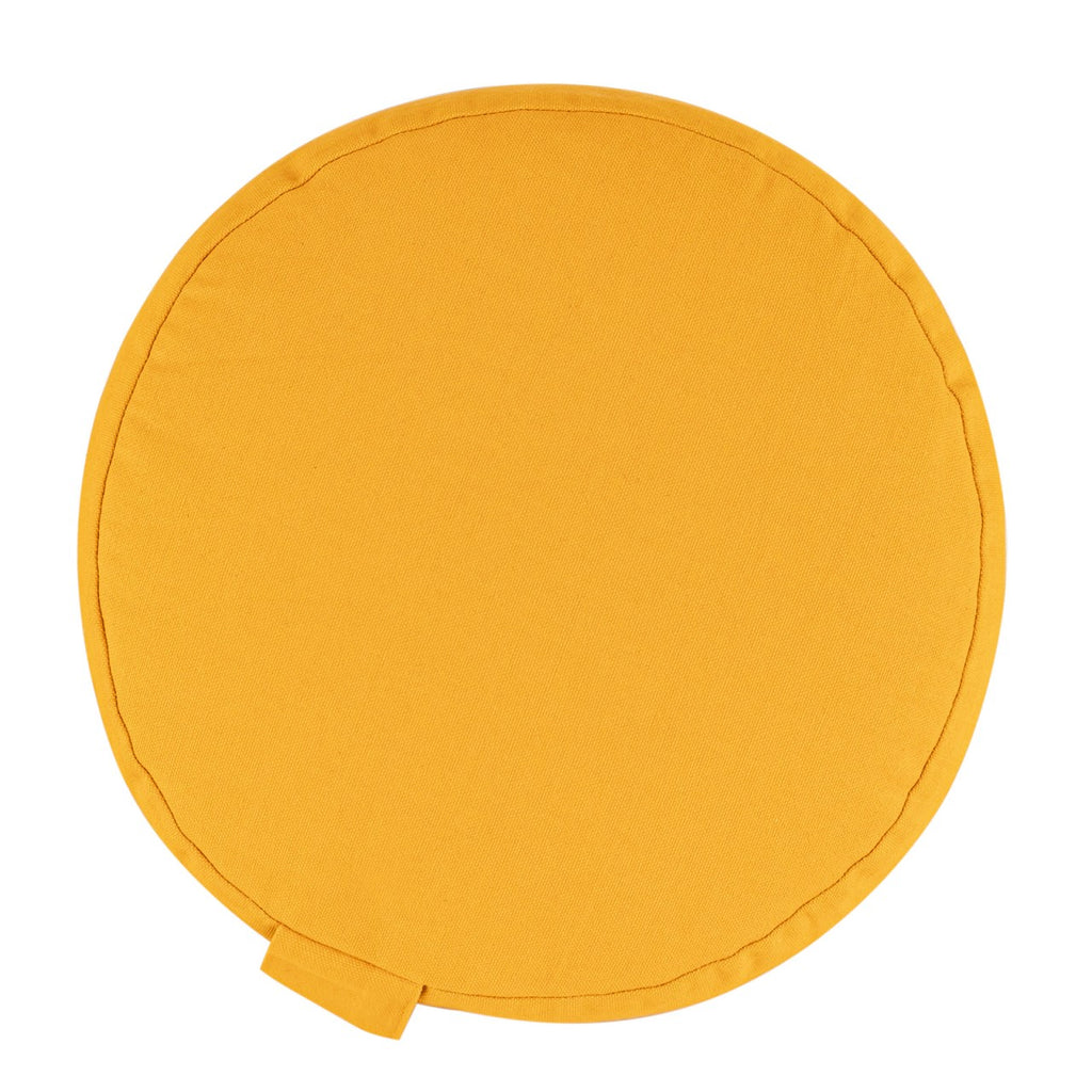 Zitpoef Aura – rond zitkussen van styroporkralen in pastelkleuren
