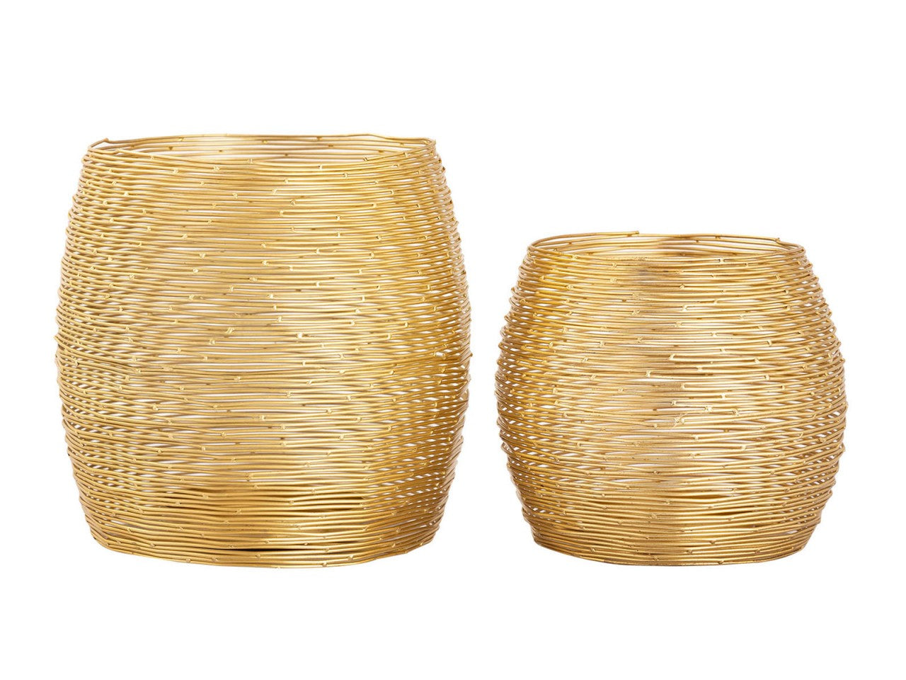 Paris Tea Light Holder Set – Handmade Aluminum Holders in Gold