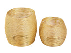 Paris Tea Light Holder Set – Handmade Aluminum Holders in Gold