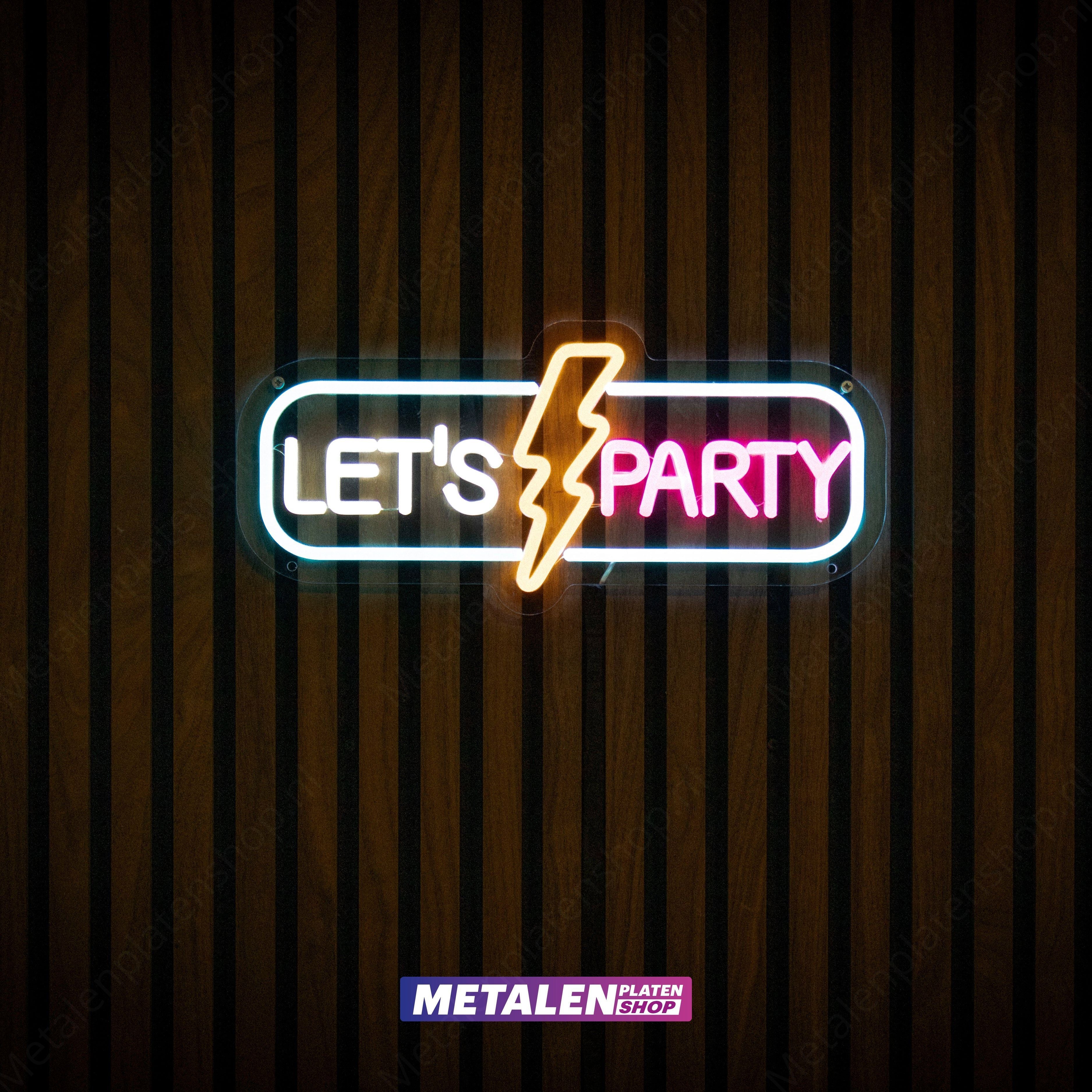 Let's Party - Neon Sign - LED
