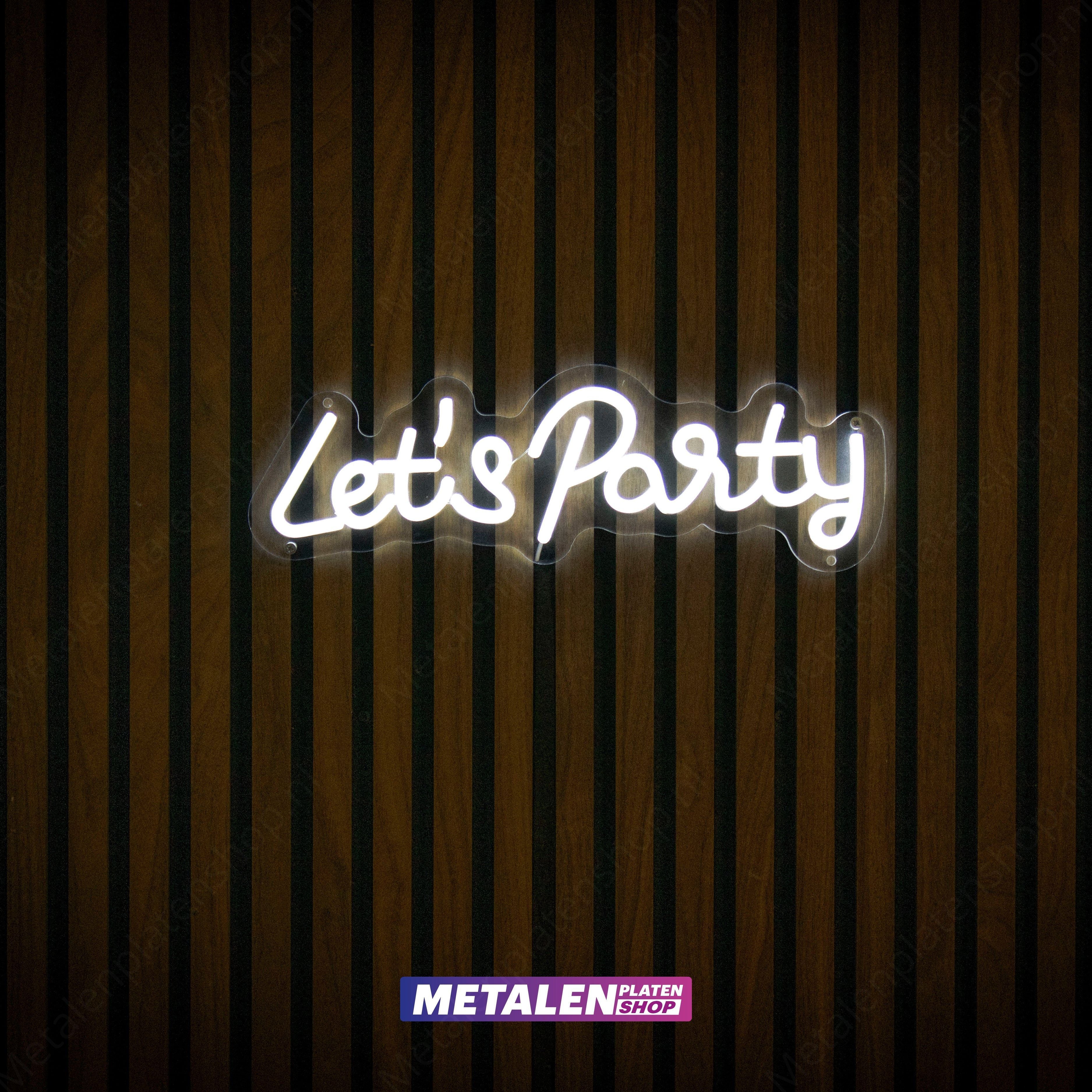 Let's Party - Neon Sign - LED