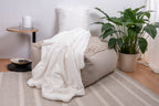 Aimee Pillow and Blanket Set – 2-Piece in White