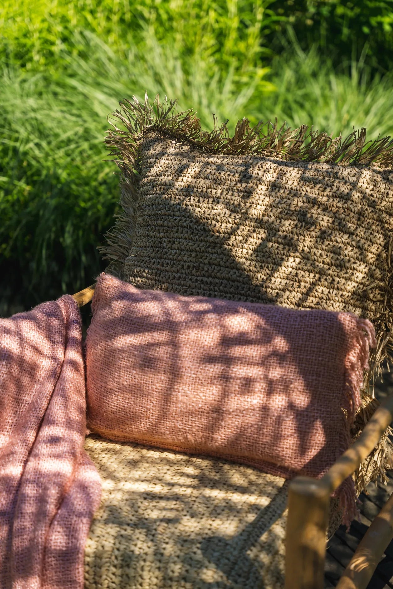 The Oh My Gee Cushion Cover - Salmon Pink 30 x 50