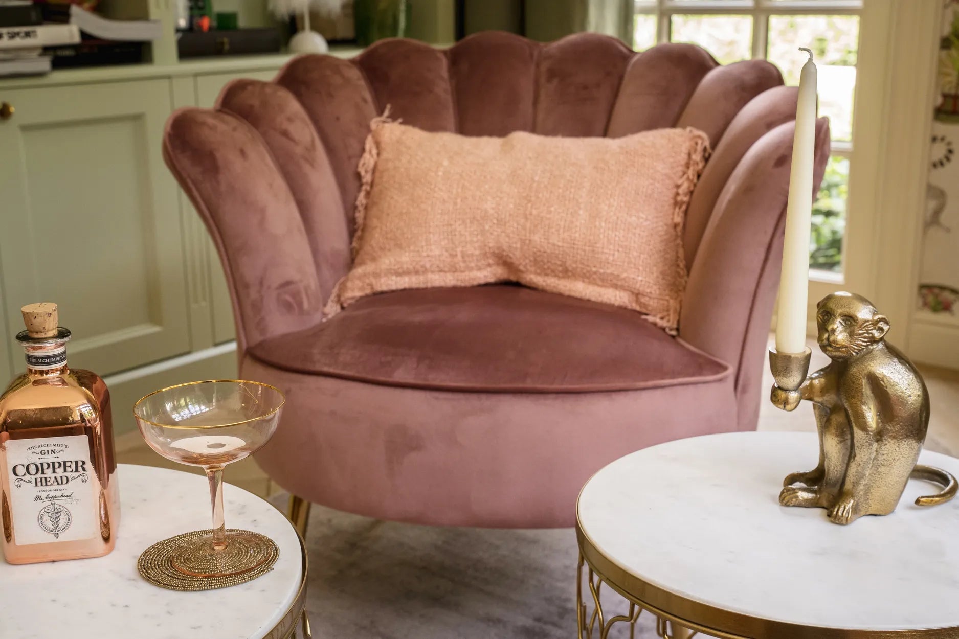 The Oh My Gee Cushion Cover - Salmon Pink 30 x 50