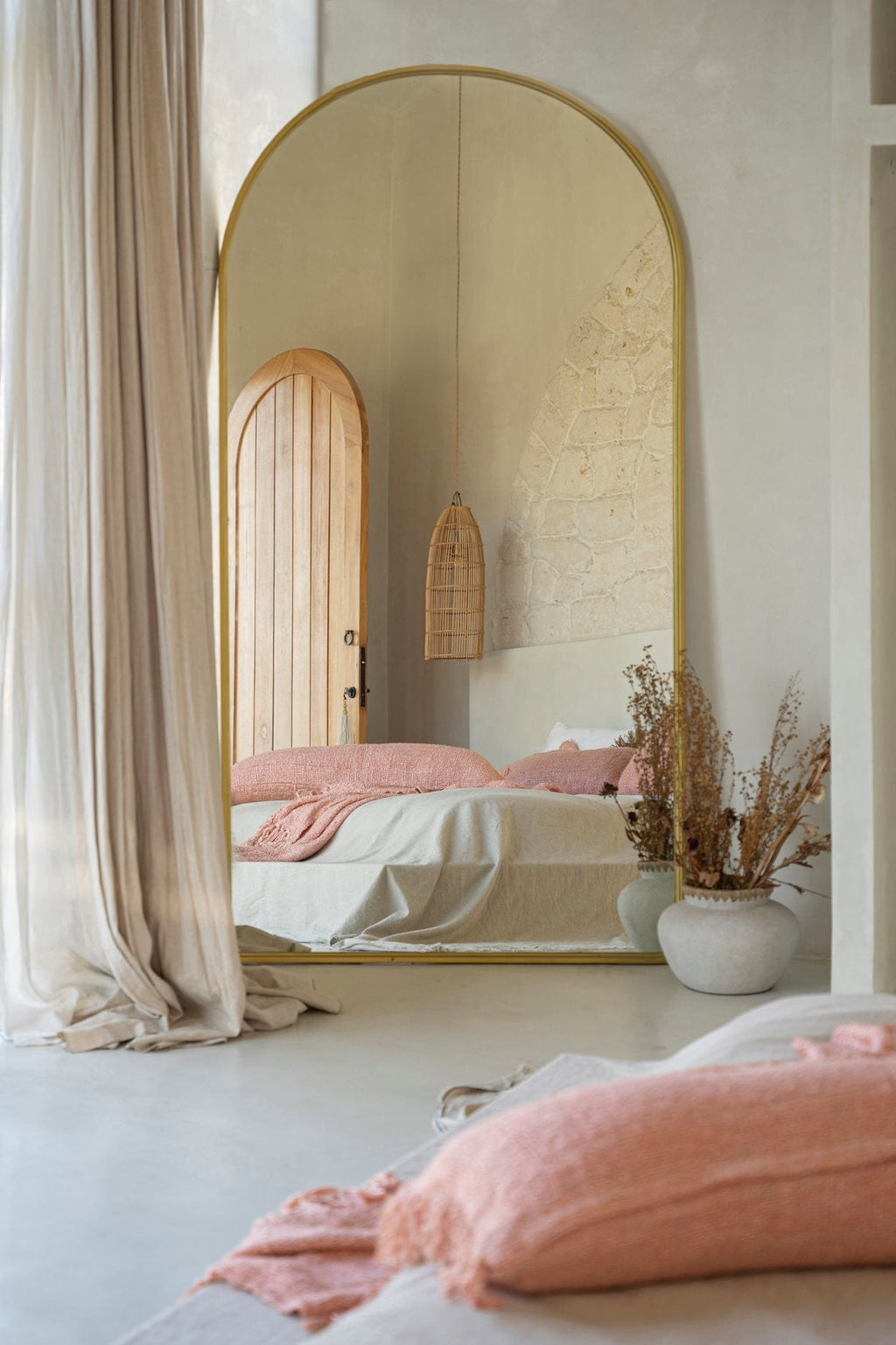 De Oh My Gee Kussenhoes - Zalmroze - 35x100