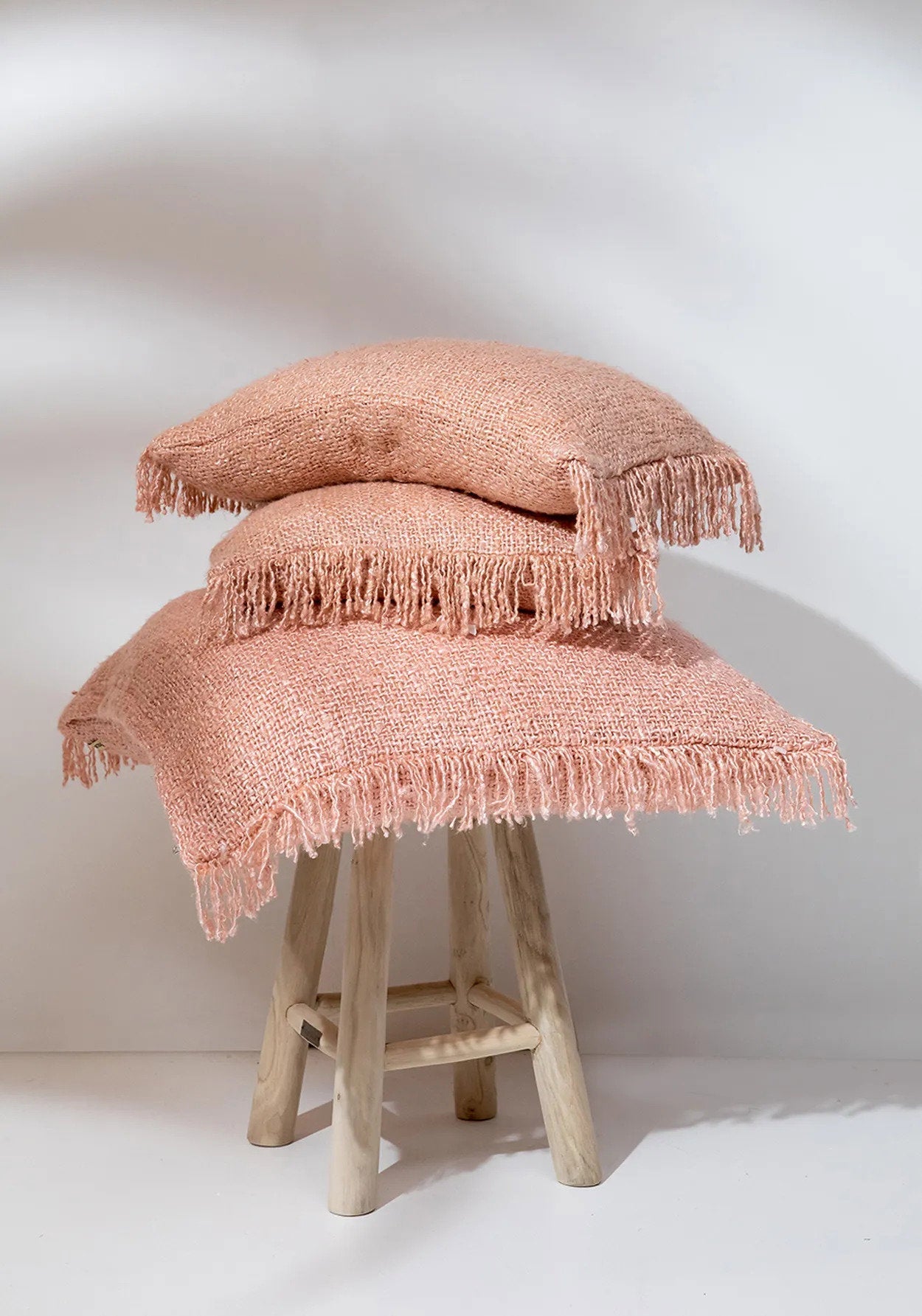 De Oh My Gee Kussenhoes - Zalmroze - 40x40