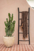 Luxurious hand-woven plaid - Black Copper