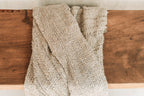 Luxurious hand-woven plaid - Beige