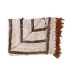 Luxurious hand-woven plaid – Bohemian White