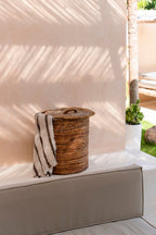 Luxurious hand-woven plaid – Bohemian White