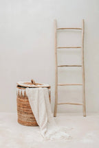 Luxury hand-woven plaid - Cream