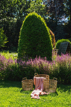Luxurious hand-woven plaid - Salmon pink