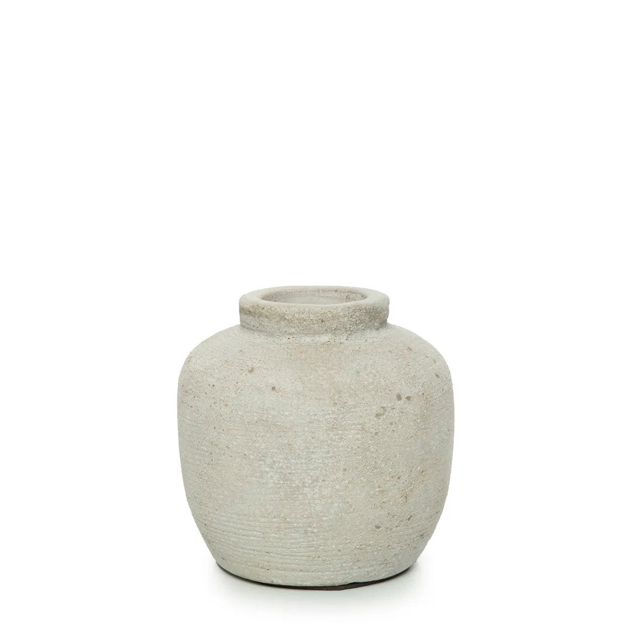 Concrete Vase – terracotta in gray with Wabi Sabi charm