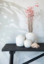 Concrete Vase – terracotta in gray with Wabi Sabi charm