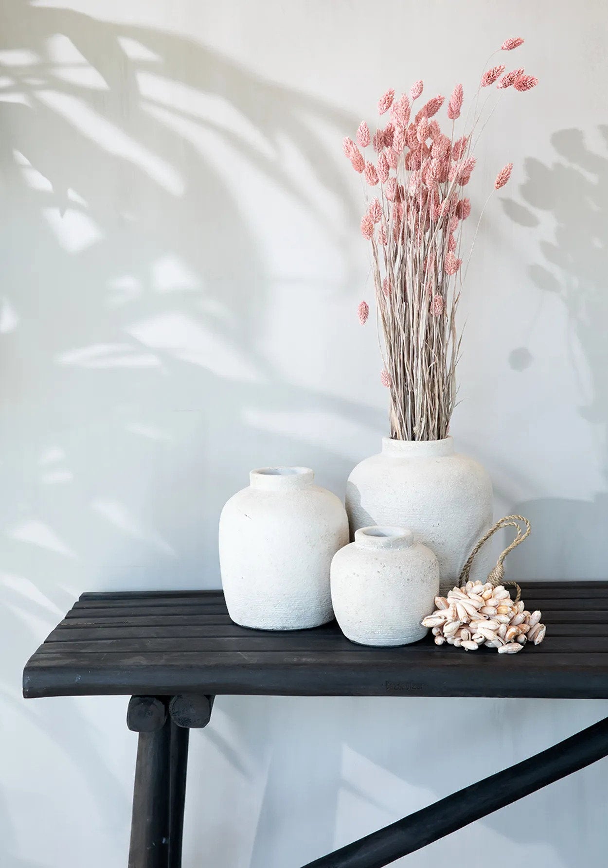 Concrete Vase – terracotta in gray with Wabi Sabi charm