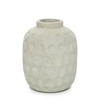 Trendy Vase – terracotta with a concrete look for dried flowers