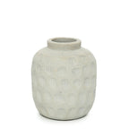 Vase Concrete M – terracotta in modern Wabi Sabi style
