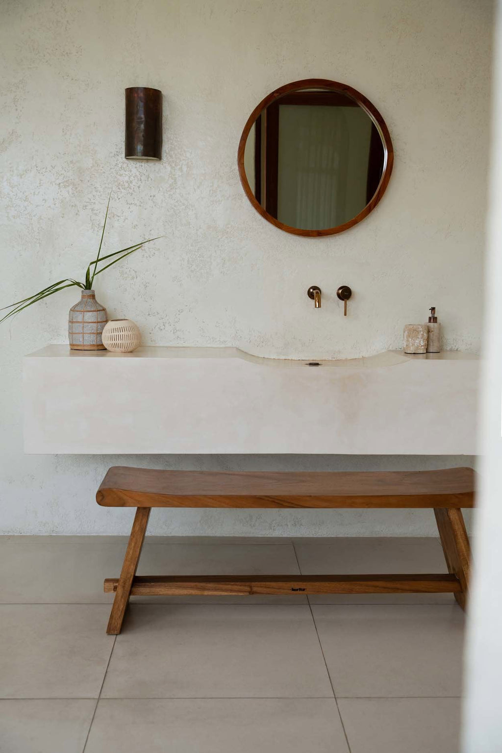 Whoopy Vase – Terracotta in a natural concrete look with bohemian charm