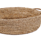 De Raffia Mand Dienbladen - Groot