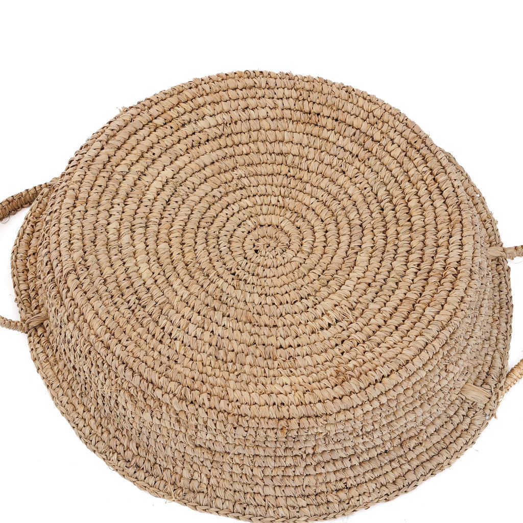 De Raffia Mand Dienbladen - Groot