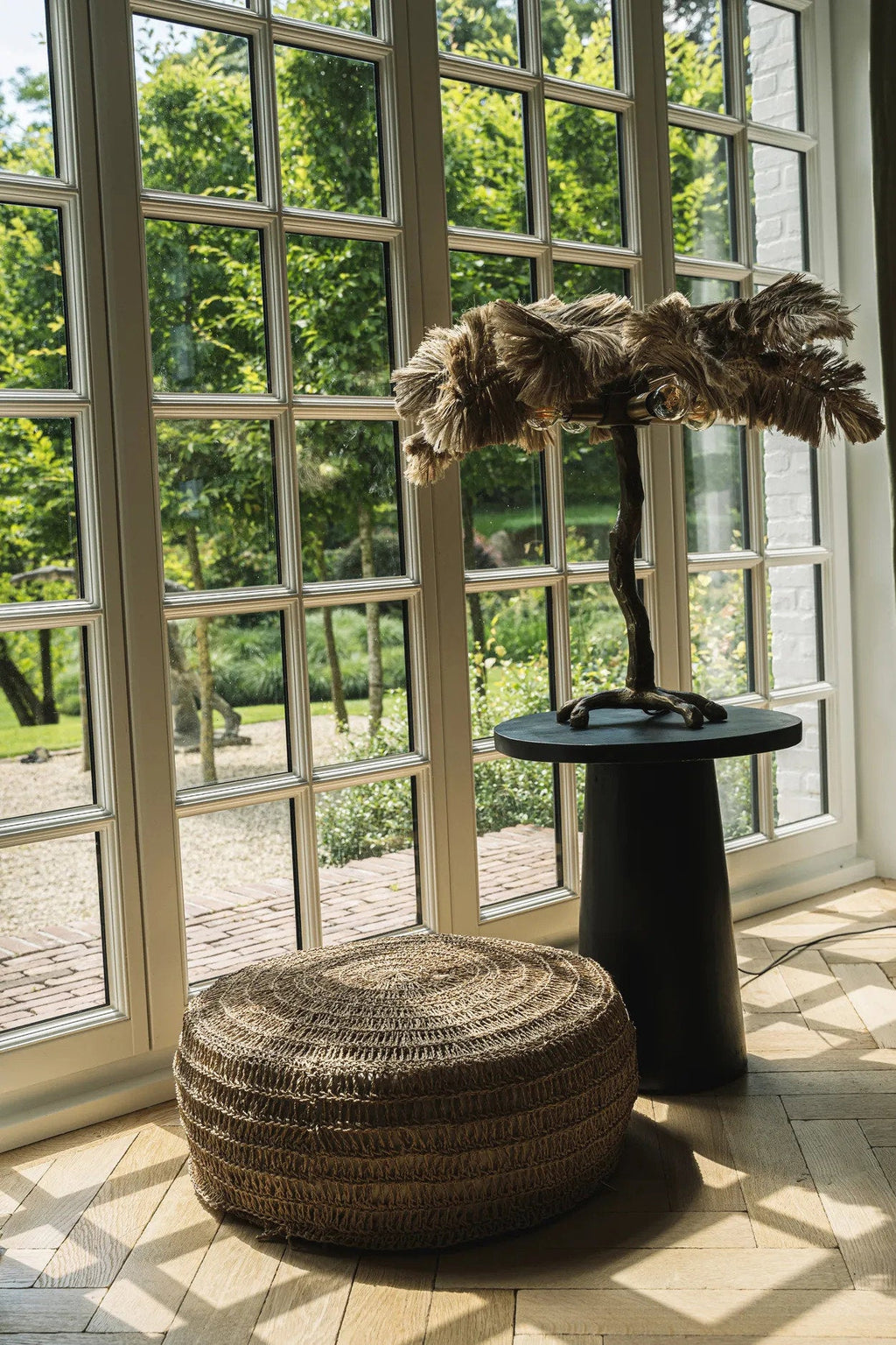 De Timber Conic Bijzettafel - Zwart - 50"