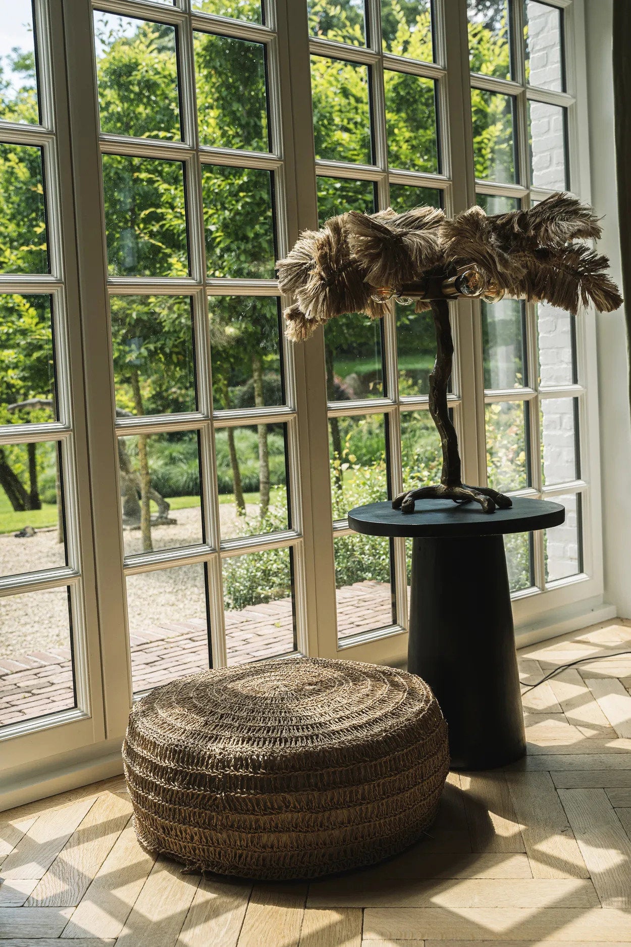 De Timber Conic Bijzettafel - Zwart - 50"