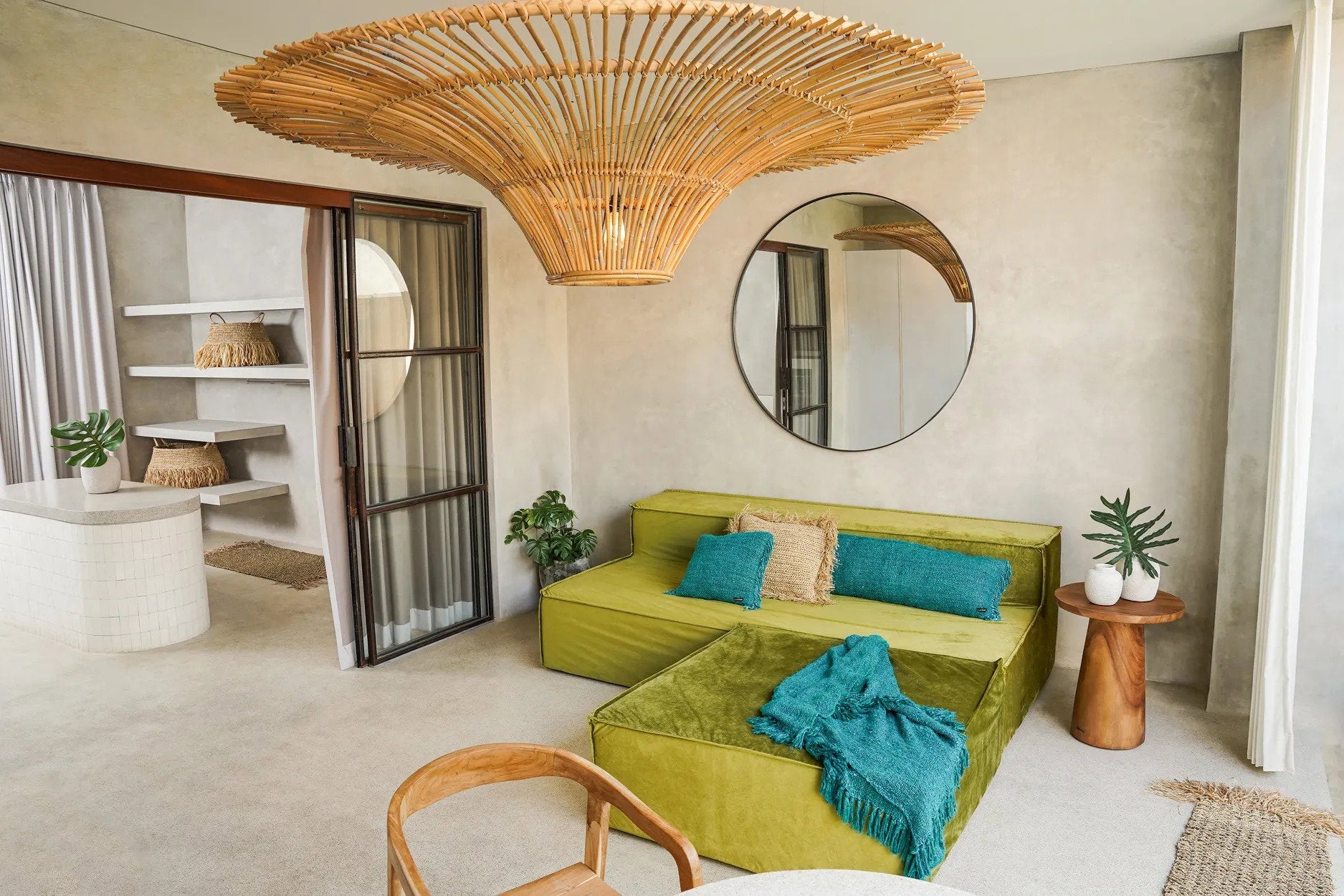 De Timber Conic Bijzettafel - Natuurlijk - 50"