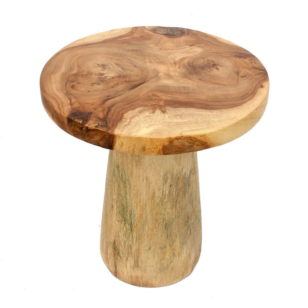 De Timber Conic Bijzettafel - Natuurlijk - 50"