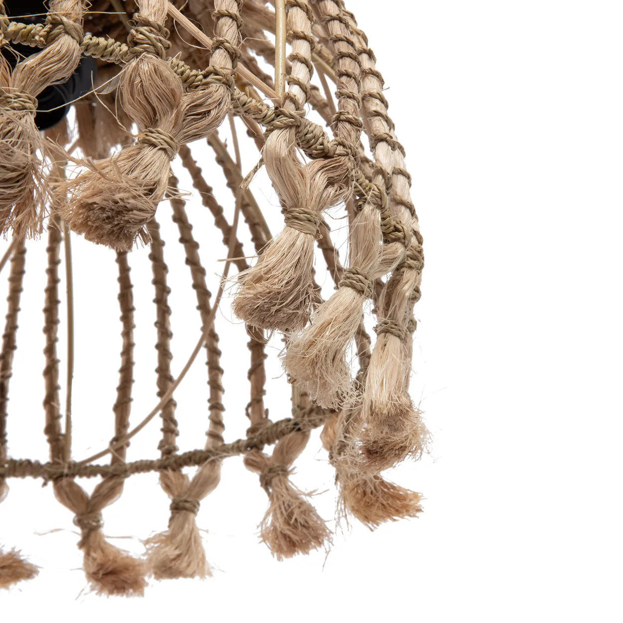 De Abaca Kwast Hanger - Natuurlijk - S