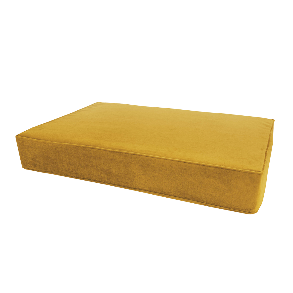 Madison Orthopedic Pillow Velvet Yellow S