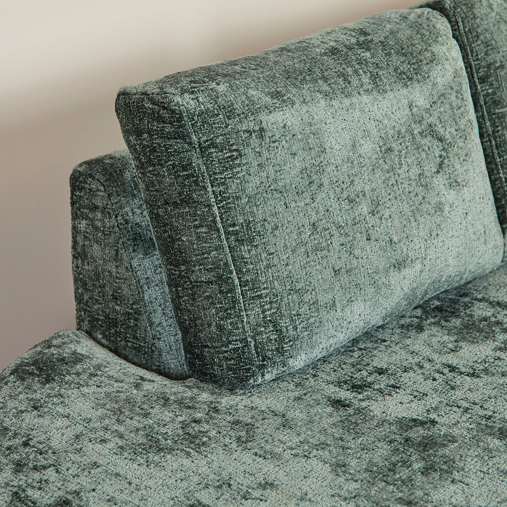 MijnSofa Alma | Groen | Divan Links + 2,5 zits | 5 jaar garantie