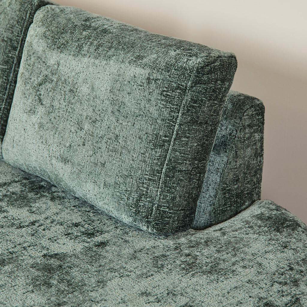 MySofa Alma | Groen | 2,5-zits + Divan Rechts | 5 jaar garantie