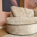 MijnSofa Alma | Beige | Divan Links + 2,5 zits | 5 jaar garantie