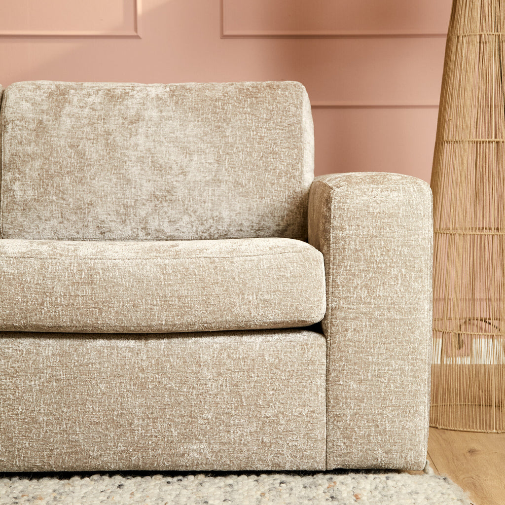 MijnSofa Alma | Beige | Divan Links + 2,5 zits | 5 jaar garantie