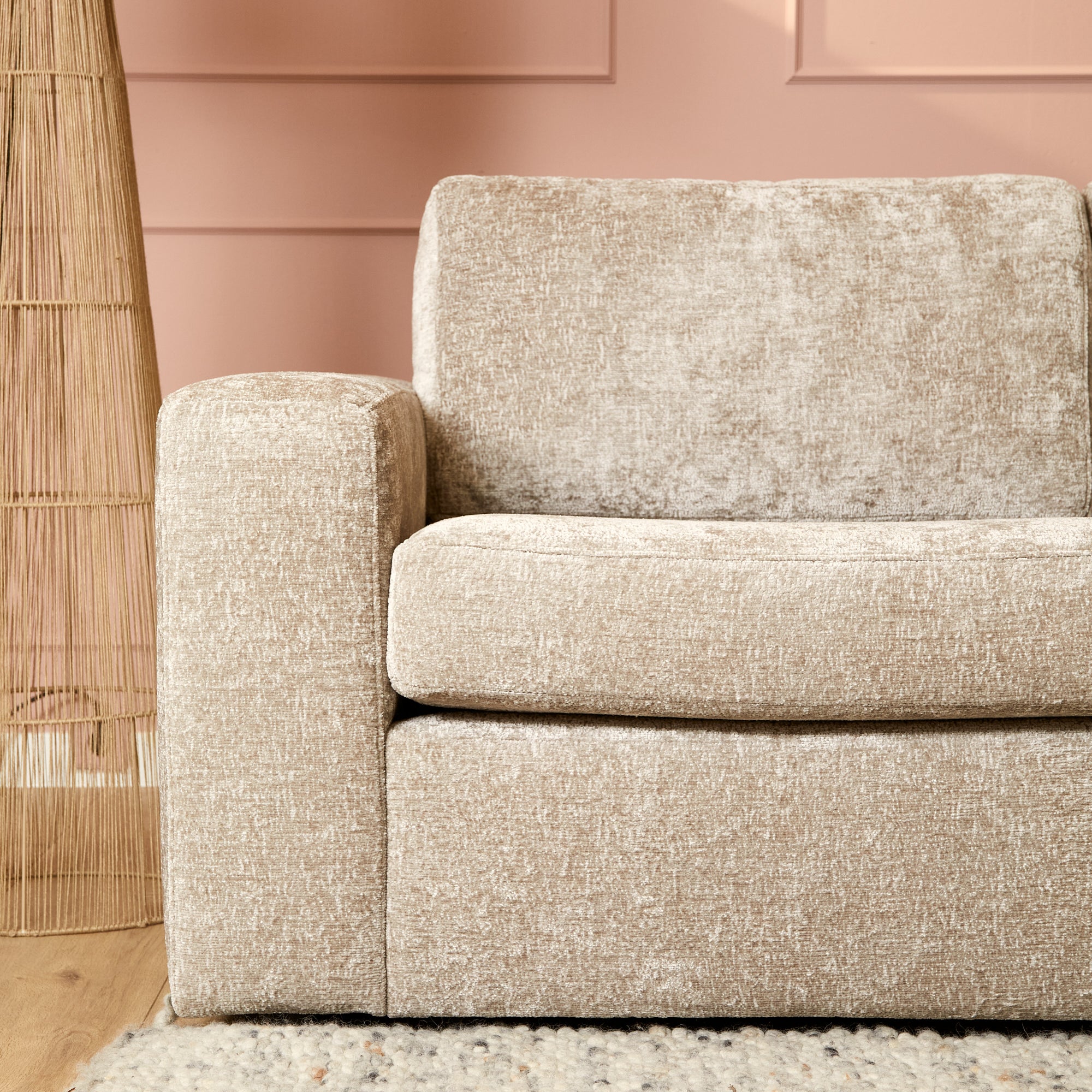 MijnSofa Alma | Beige | 2,5-zits + Divan Rechts | 5 jaar garantie
