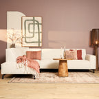 MijnSofa Floris | Divan Links + 2,5 zits | Beige | Baltimore