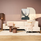 MySofa Floris| 2,5-zits + Divan Rechts | Beige | Fluweel