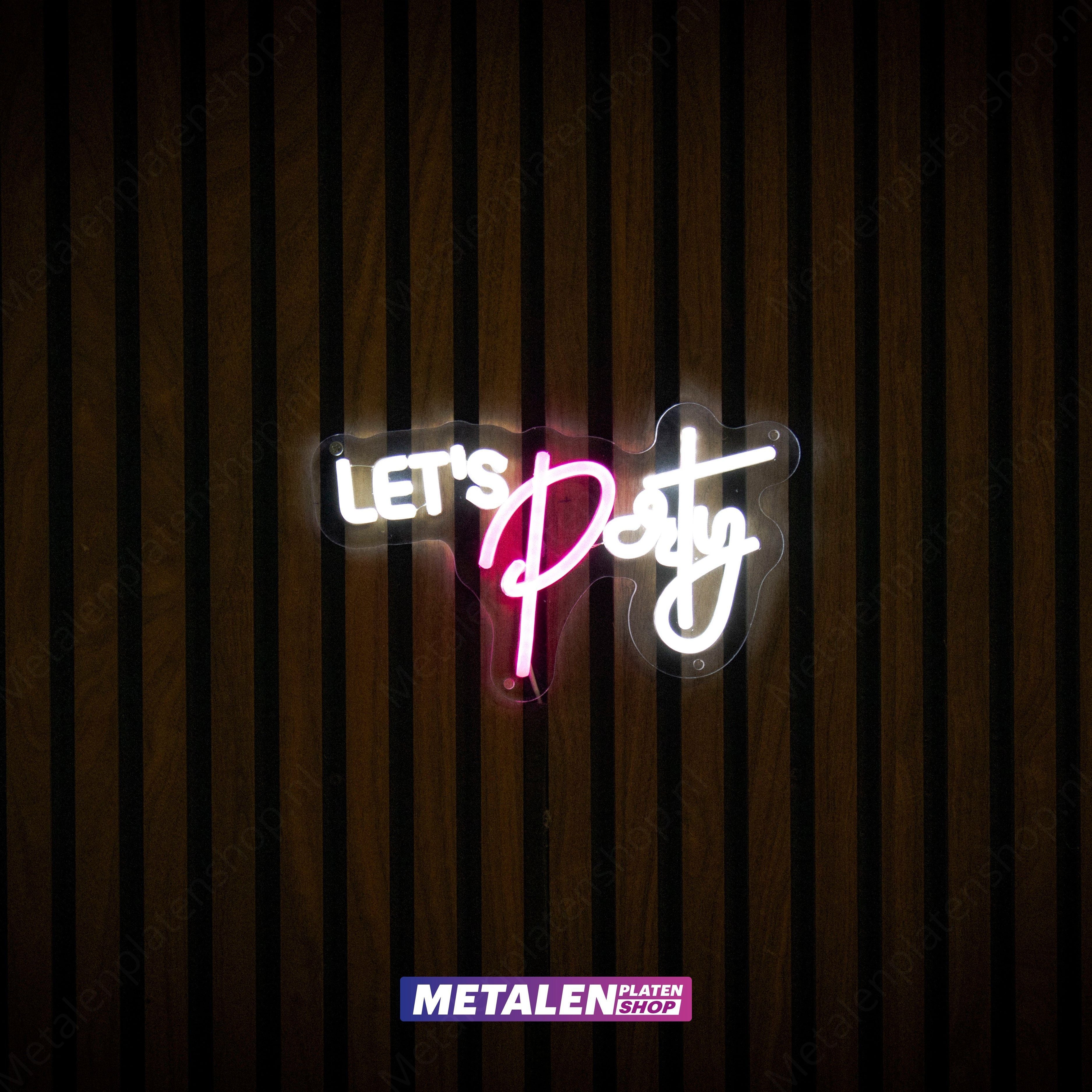 Let's Party - Neon Sign - LED