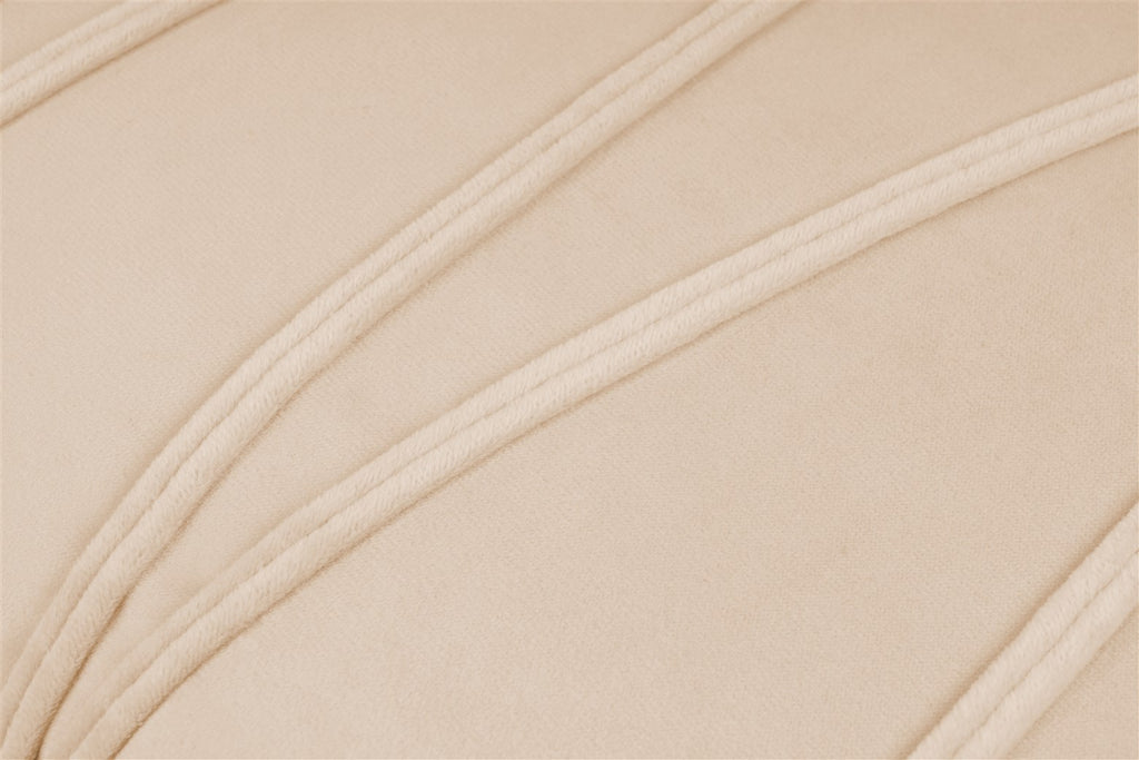 Paulina cushion and blanket set – 2-piece in champagne gold