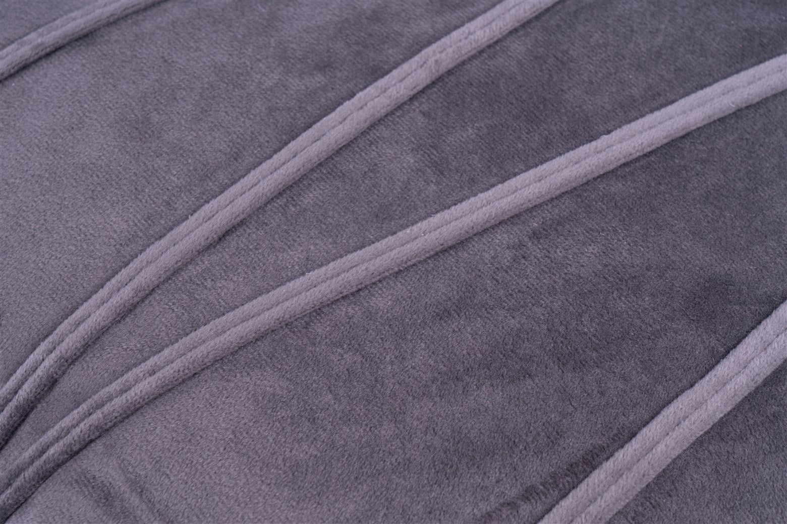 Paulina 2-piece graphite cushion and blanket set