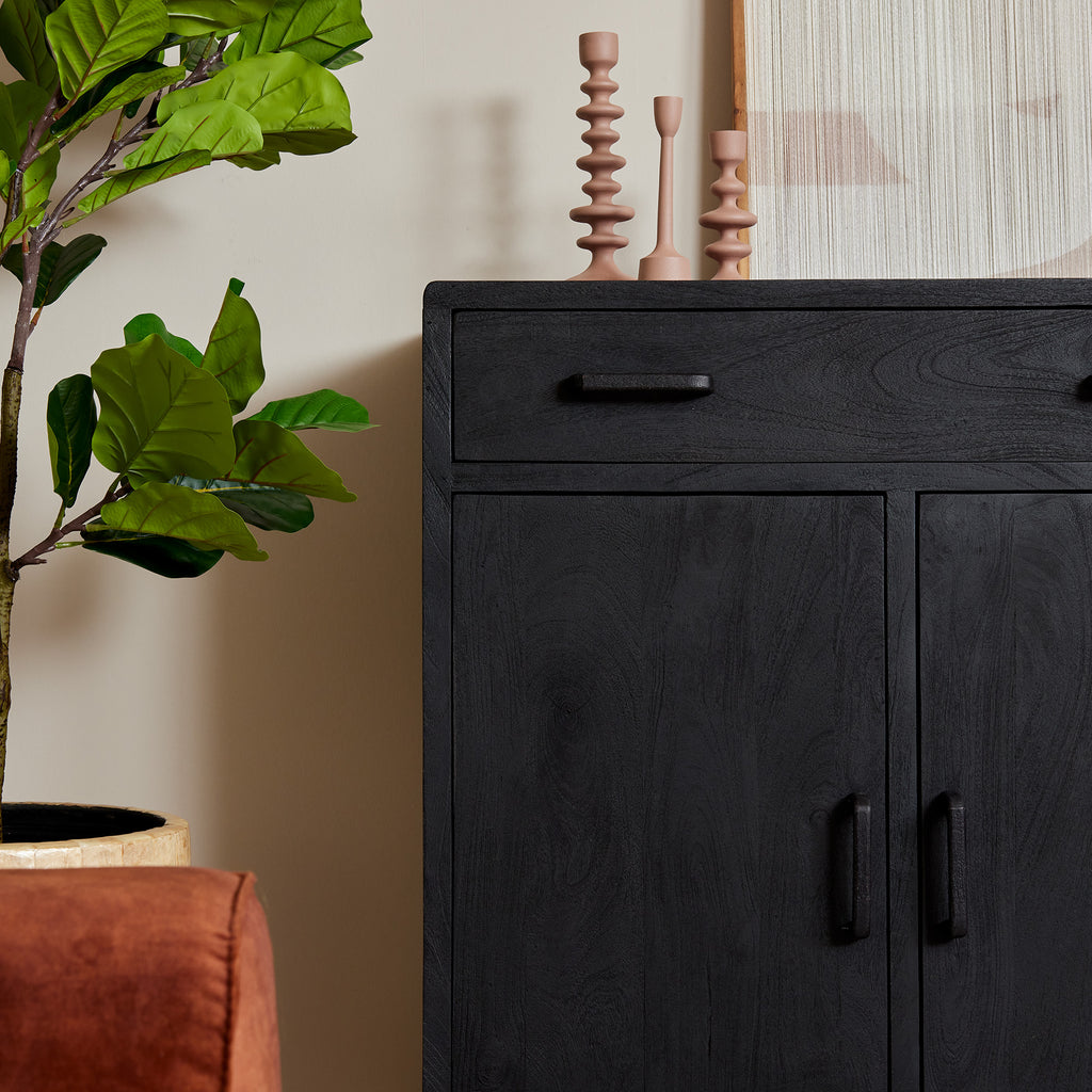Kast Omaha Zwart | 100 cm