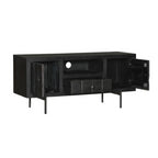 Tv-meubel Brandy Zwart | 120 cm