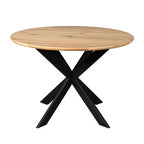 Eiken eettafel Ferris | Rond 110 cm | Naturel
