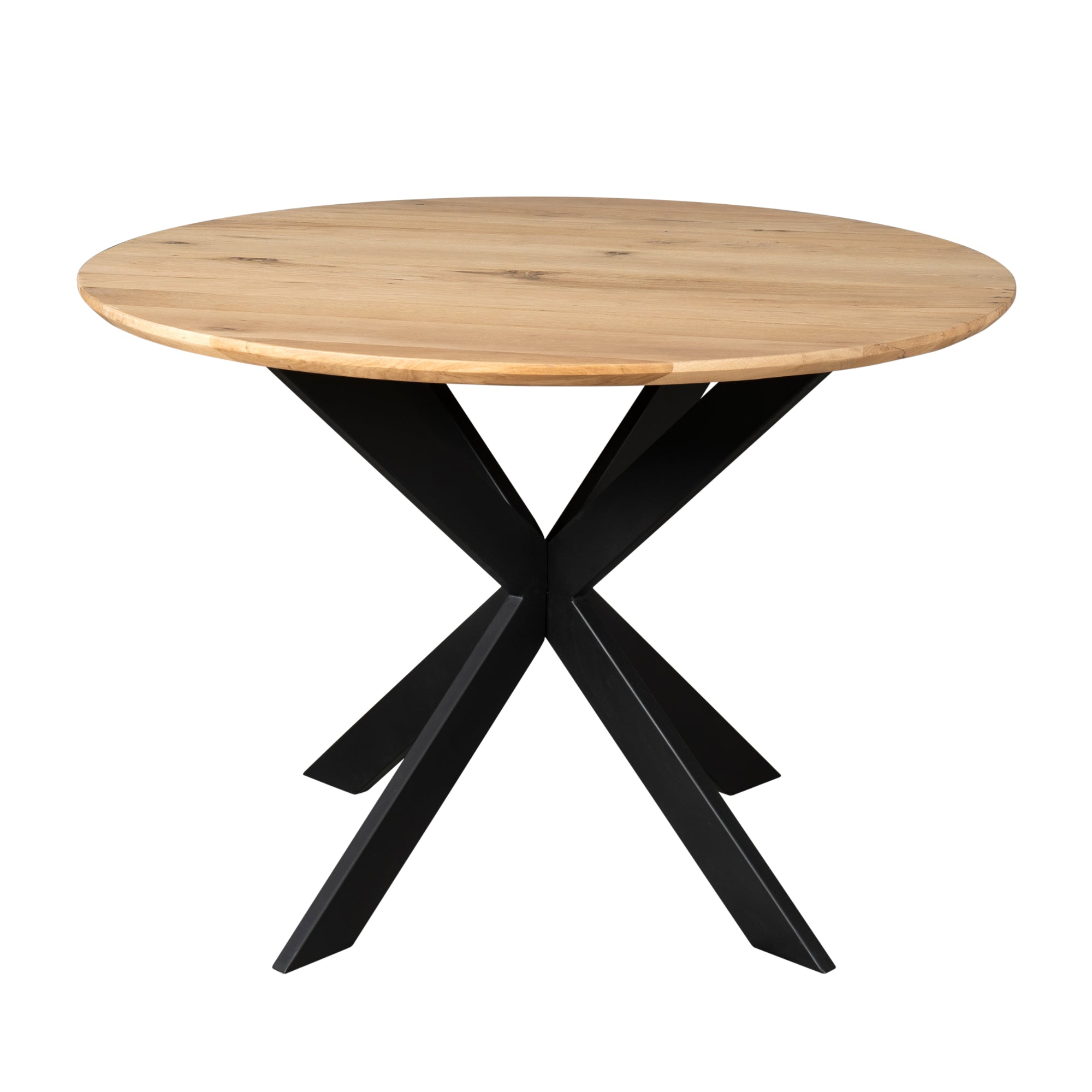 Eiken eettafel Ferris | Rond 110 cm | Naturel