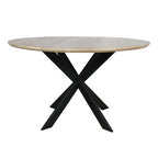 Eiken eettafel Ferris | Rond 110 cm | Naturel